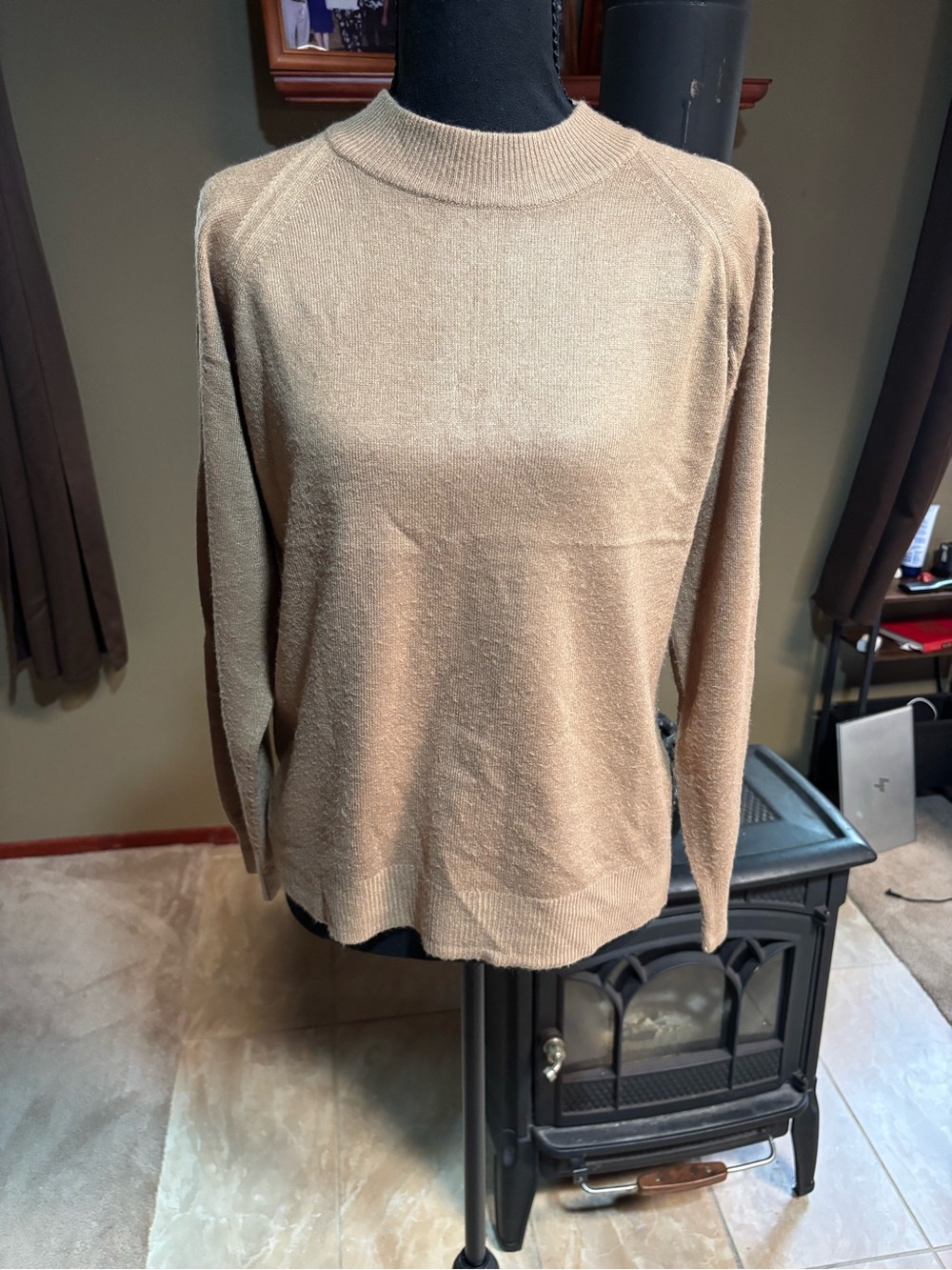 Designers Originals Camel Crewneck Sweater